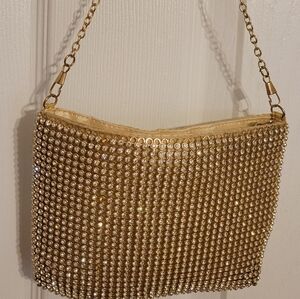 Gold Chain Evening Bag